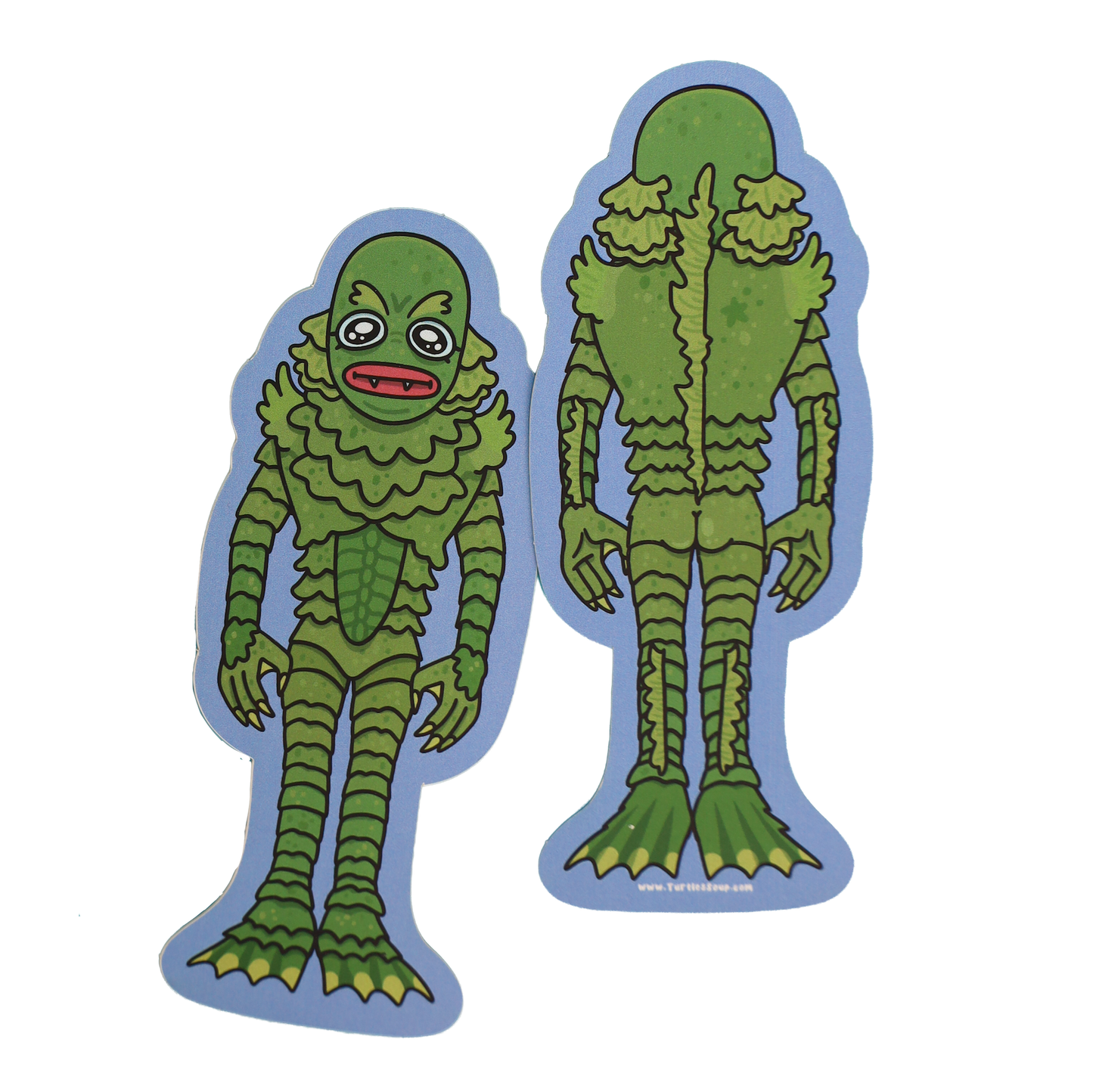 Grumpy Swamp Monster Reversable Bookmark