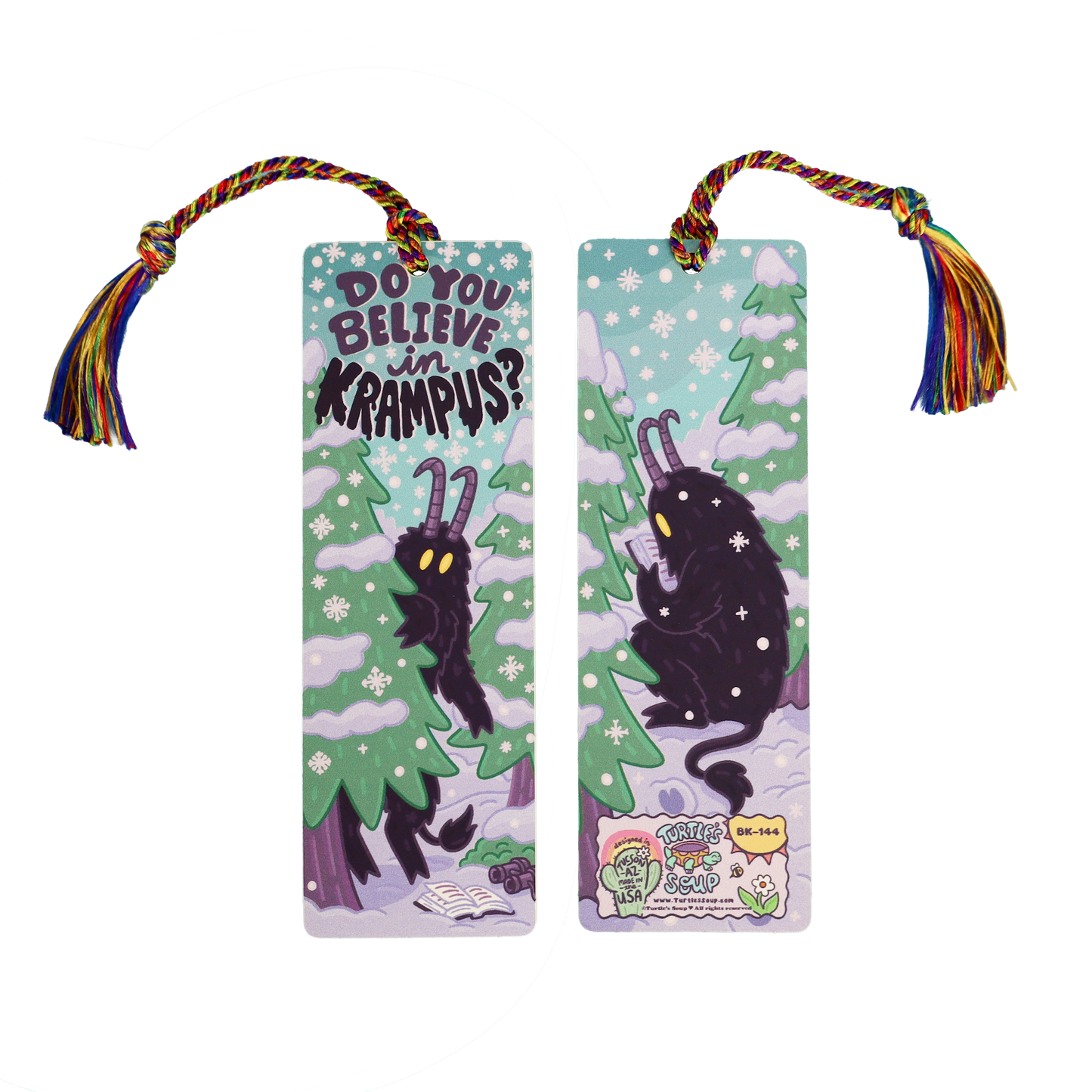 Do You Believe In Krampus Folklore Cryptid Tasseled Bookmark