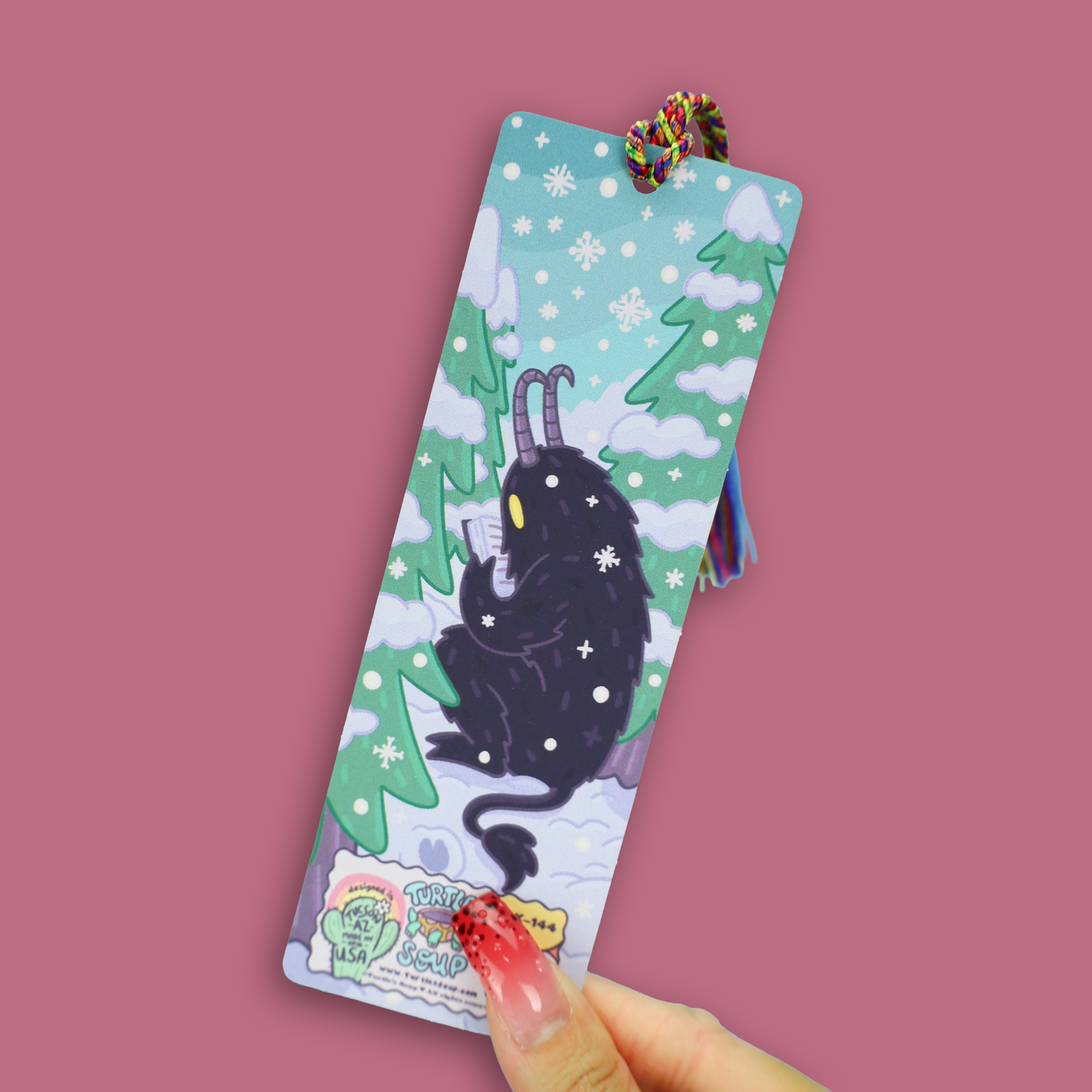 Do You Believe In Krampus Folklore Cryptid Tasseled Bookmark