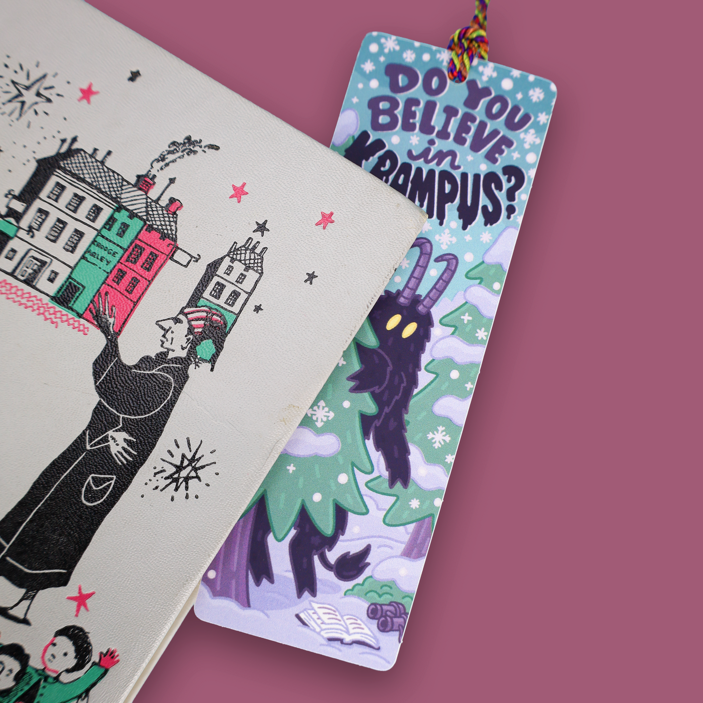 Do You Believe In Krampus Folklore Cryptid Tasseled Bookmark