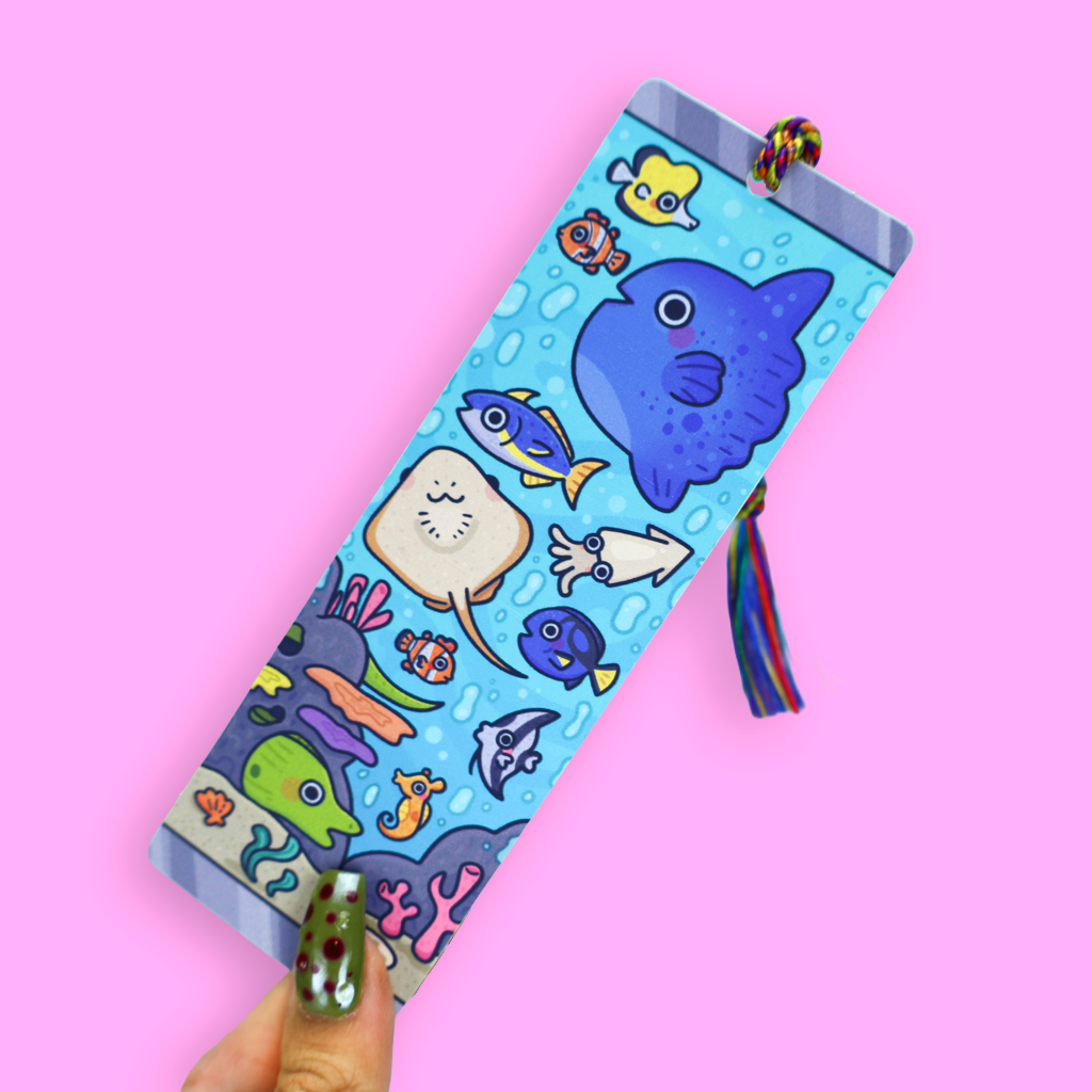 Aquarium Fish Tassel Bookmark