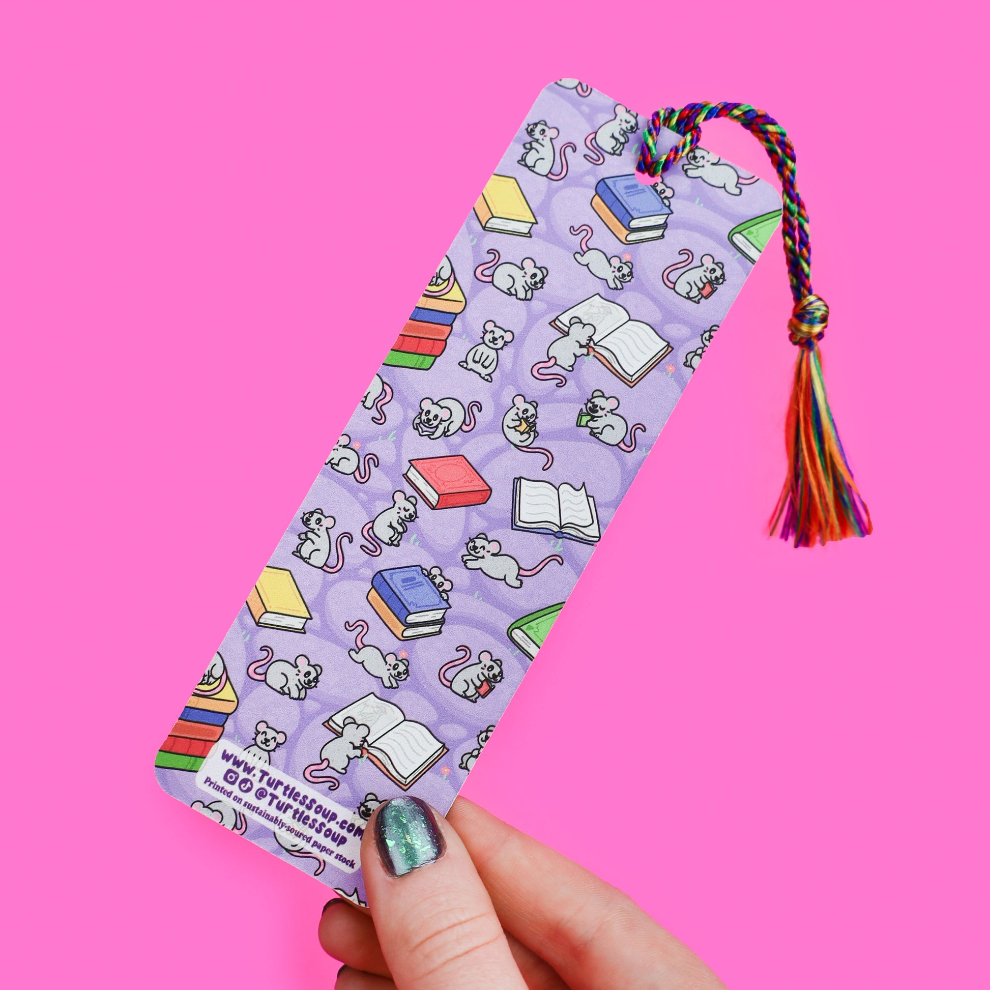 Reading Is Sick Plague Doctor Bookmark with Tassel