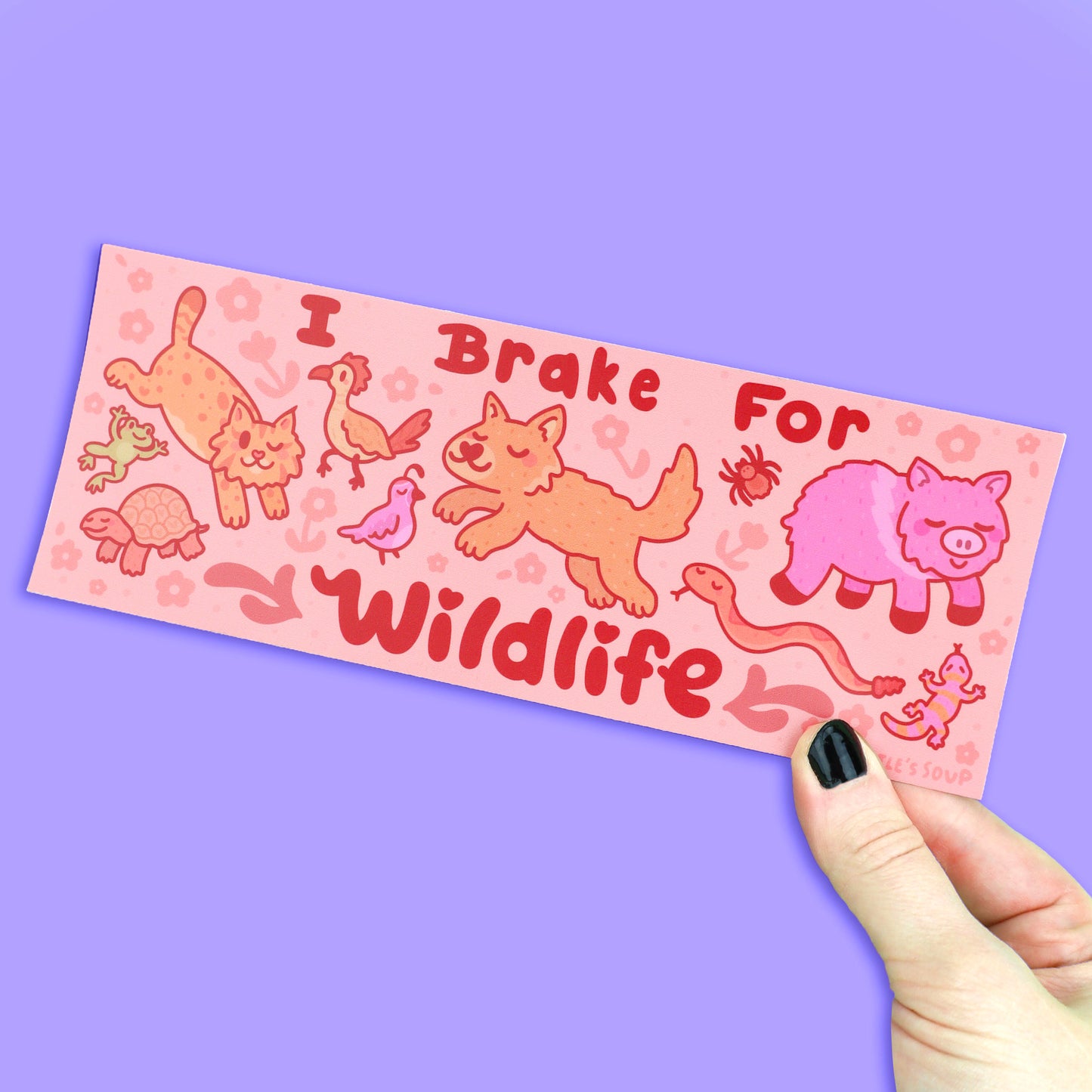 i brake for wildlife sticker