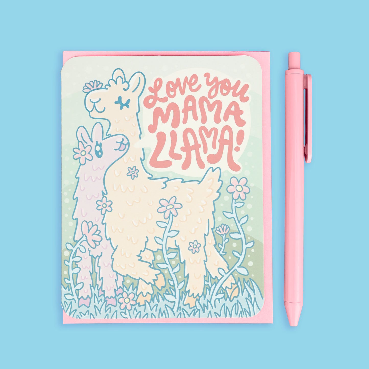 Love You Momma Llama Mother's Day Card