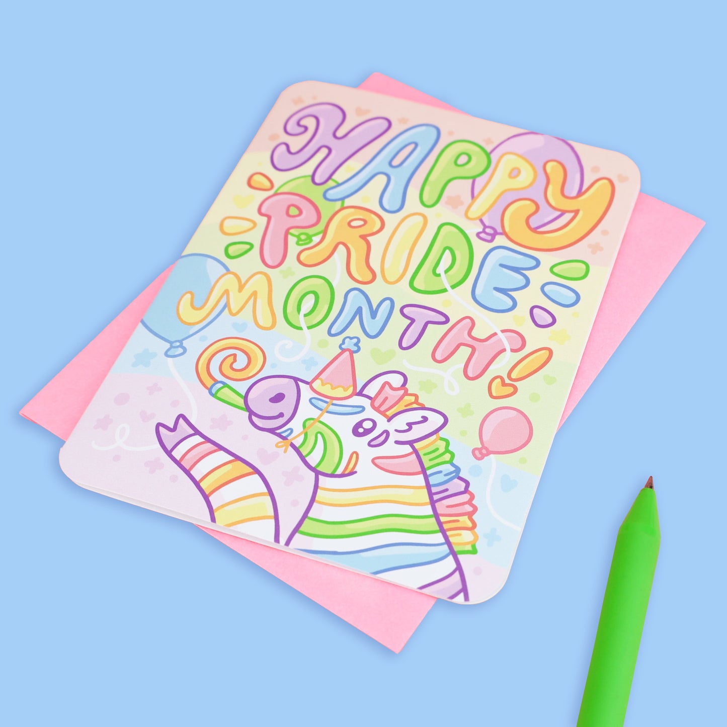 Happy Pride Month Zebra Pride Month Card
