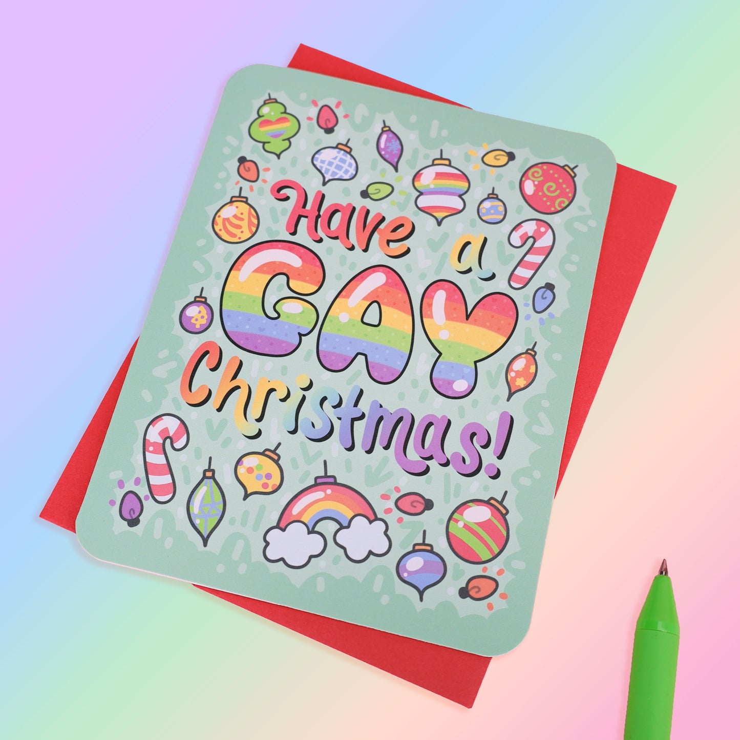 Have a Gay Christmas Holiday Card