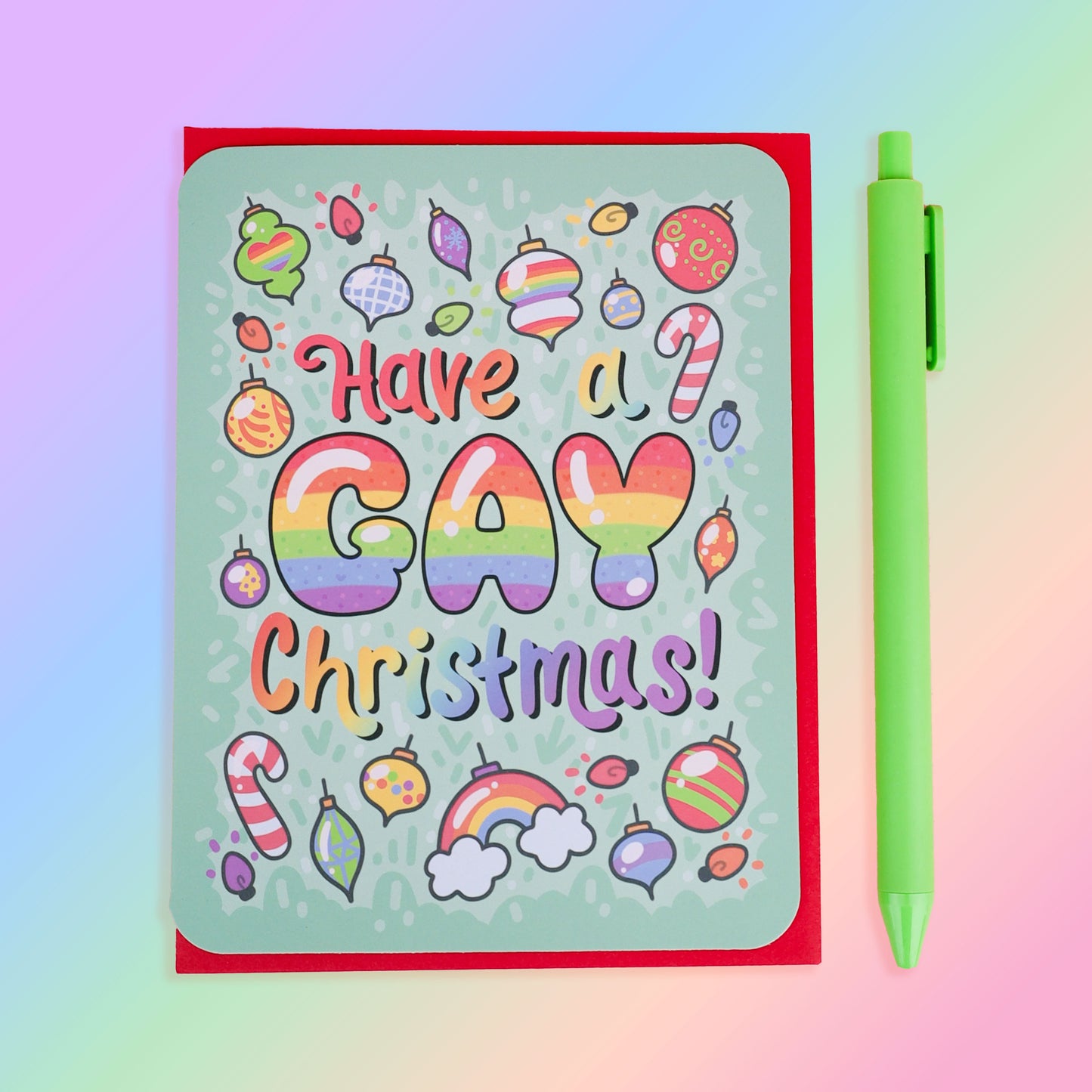 Have a Gay Christmas Holiday Card