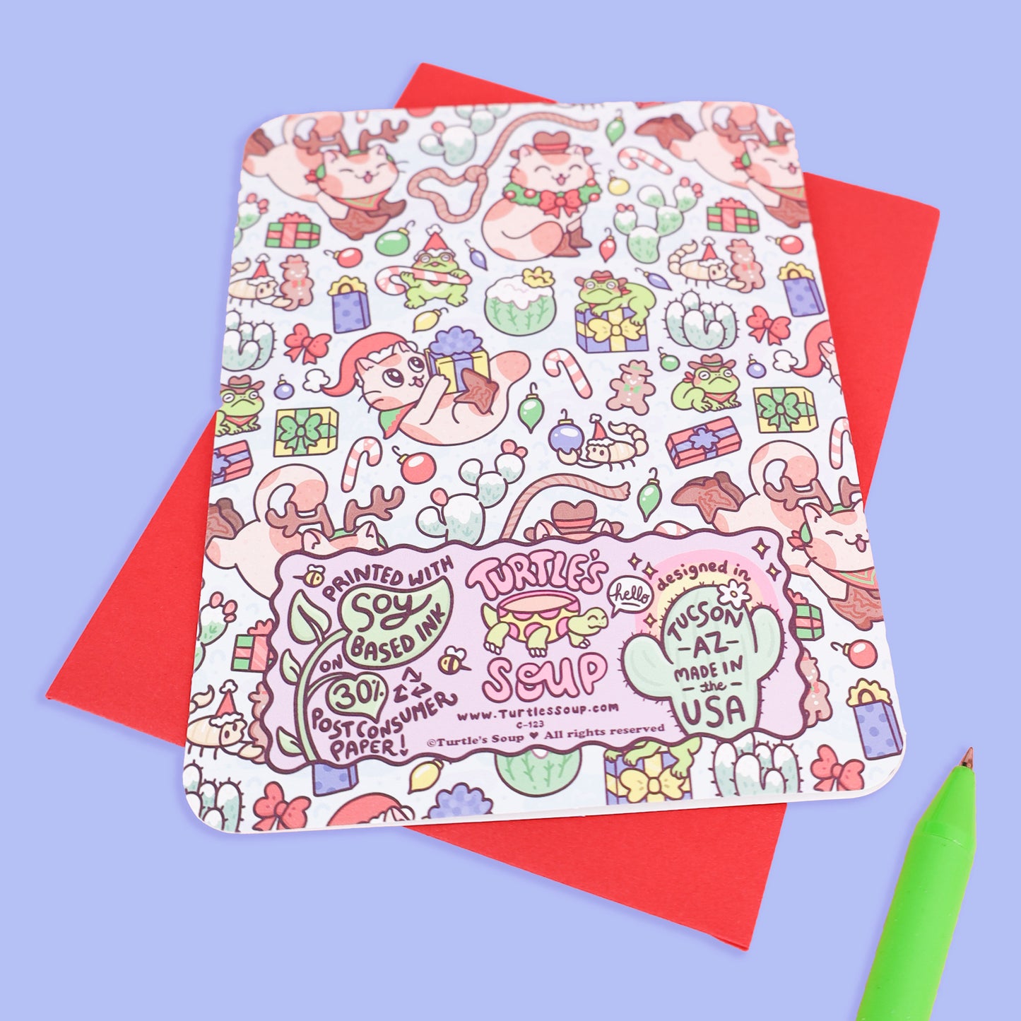 Rootin’ Tootin’ Holiday Christmas Card