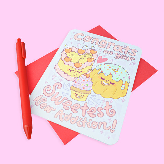 Sweetest New Addition Baby Card