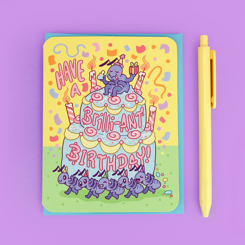Brilliant Ant Birthday Card 