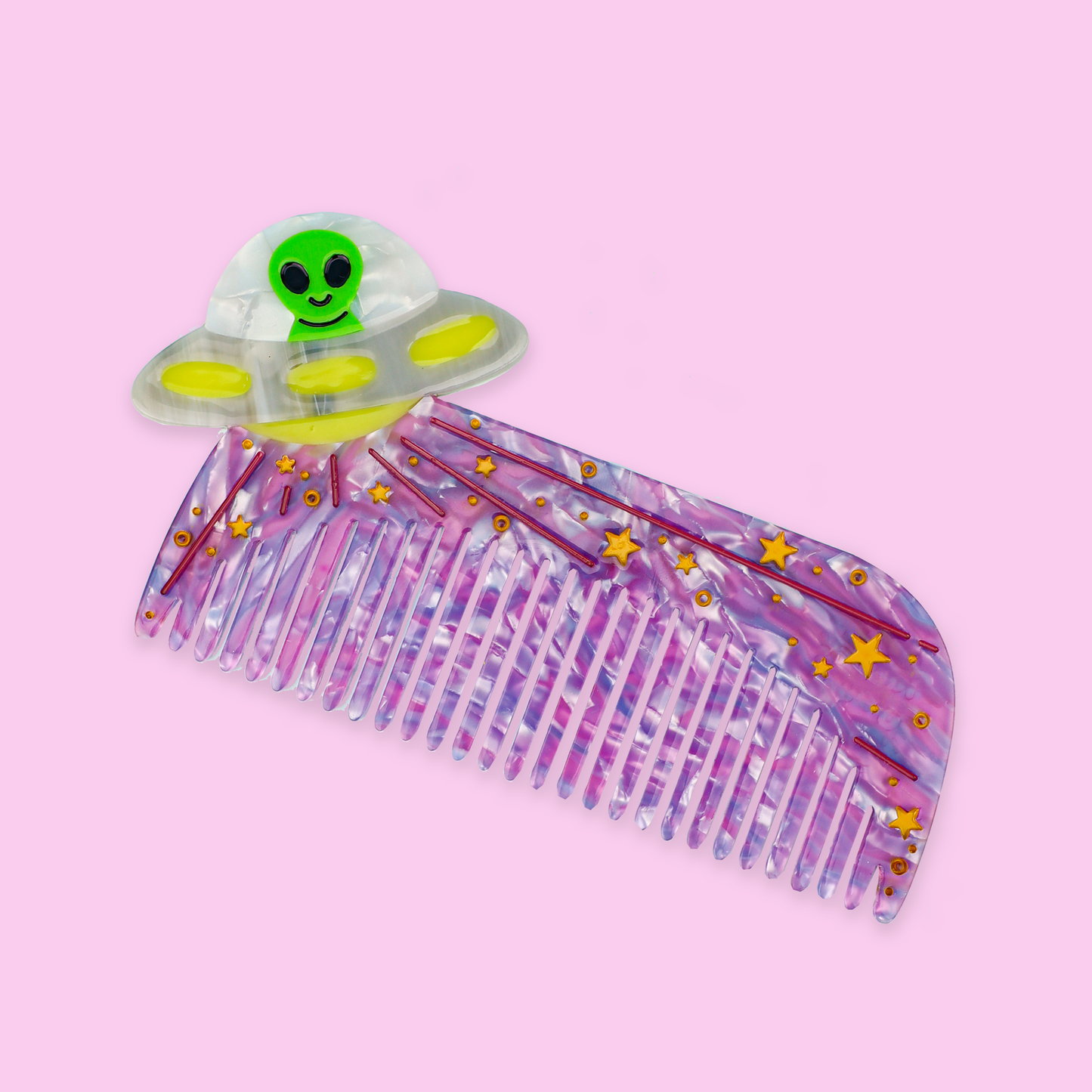 Alien UFO Hair Comb