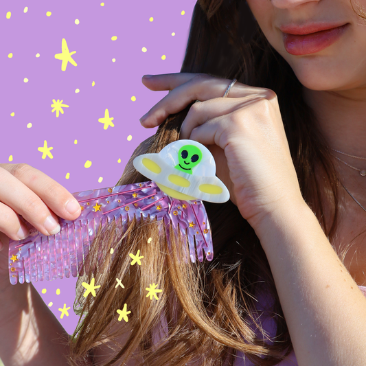 Alien UFO Hair Comb