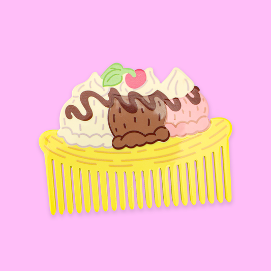 Ice Cream Sundae Hair Comb
