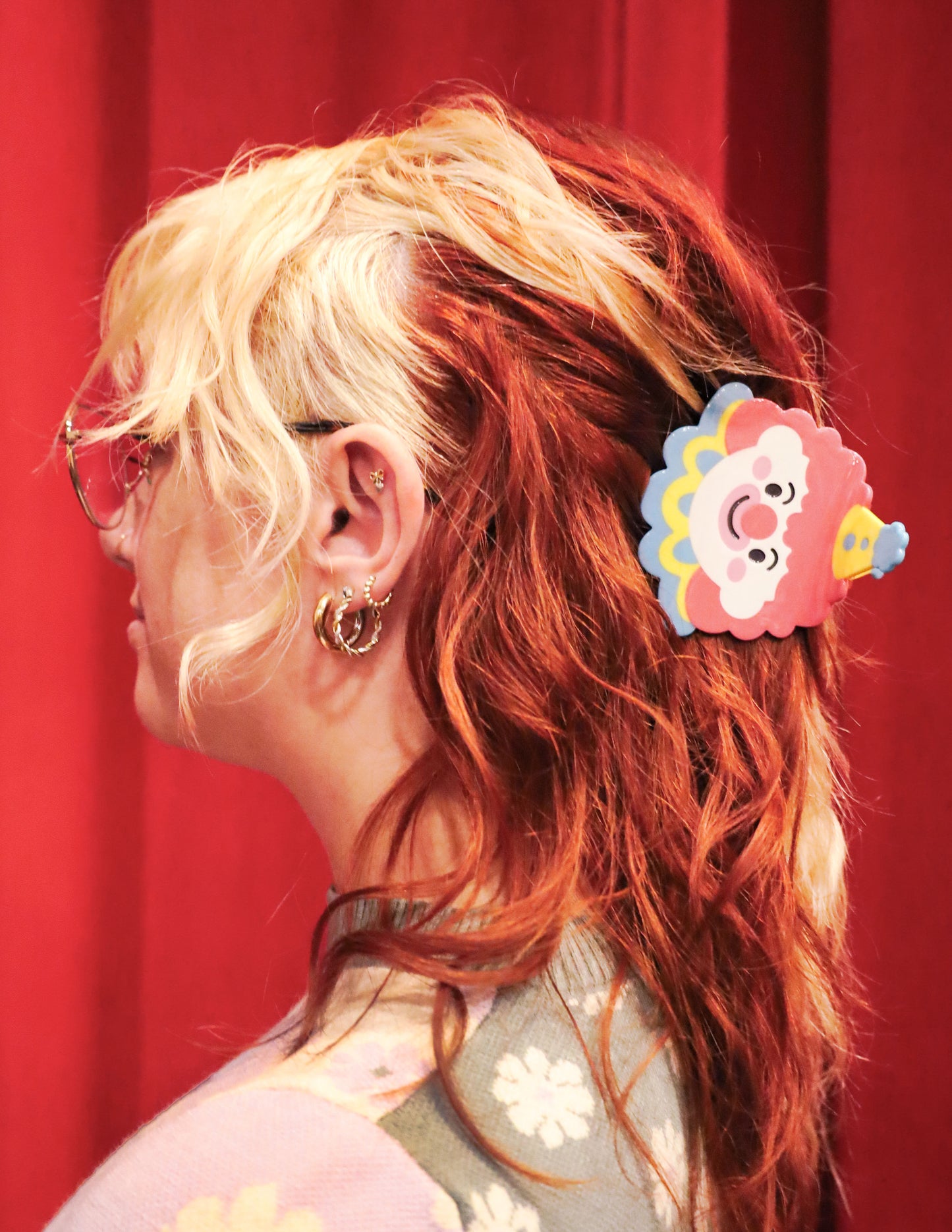 Circus Clown Hair Claw