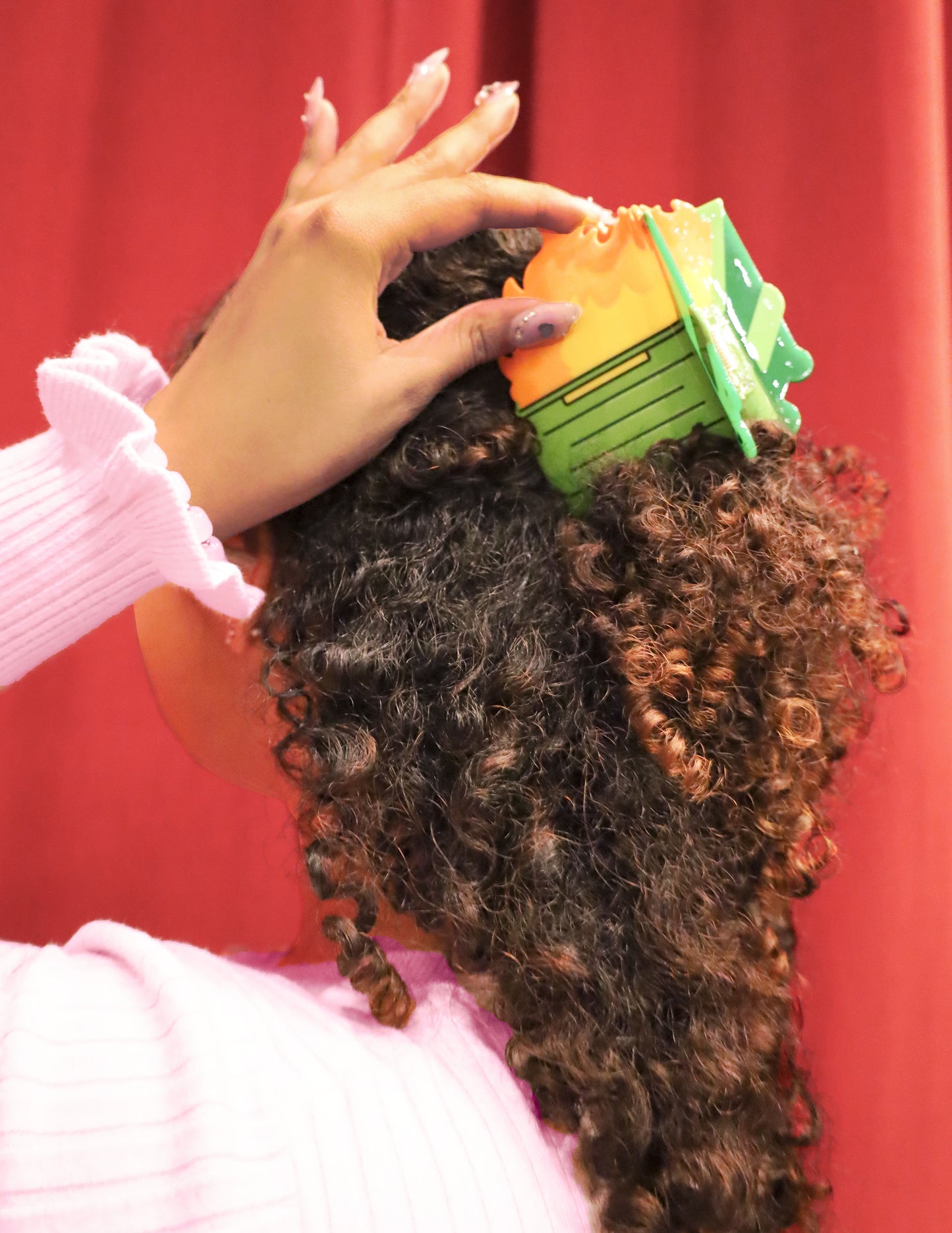 Dumpster Fire Hair Claw