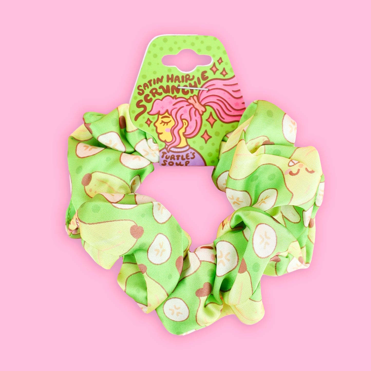 Banana Hair Scrunchie