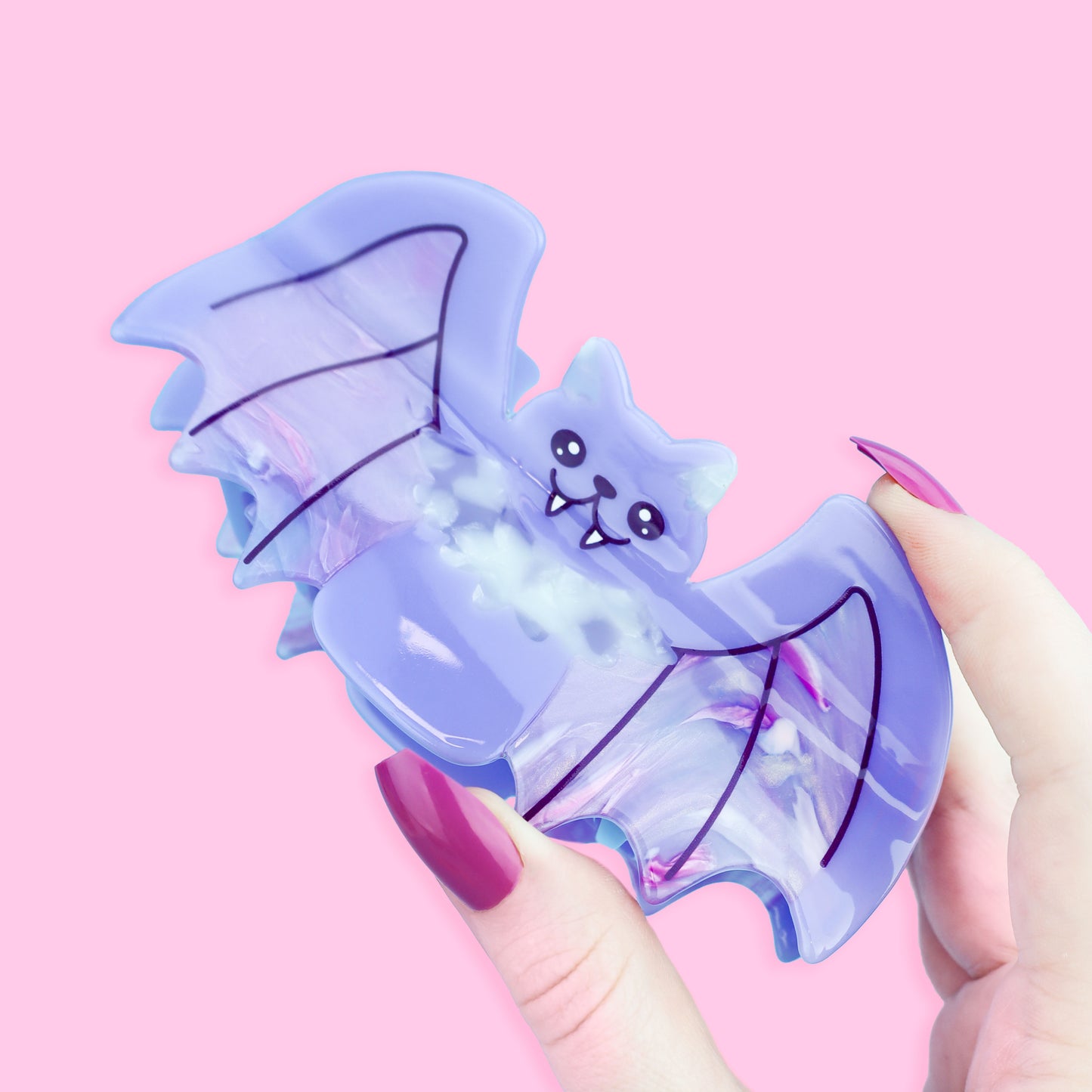 Pastel Kawaii Bat Hair Claw