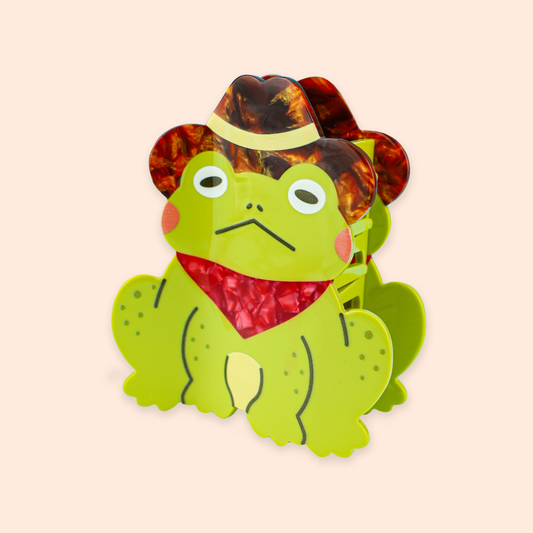 Cowboy Western Toad Hair Claw