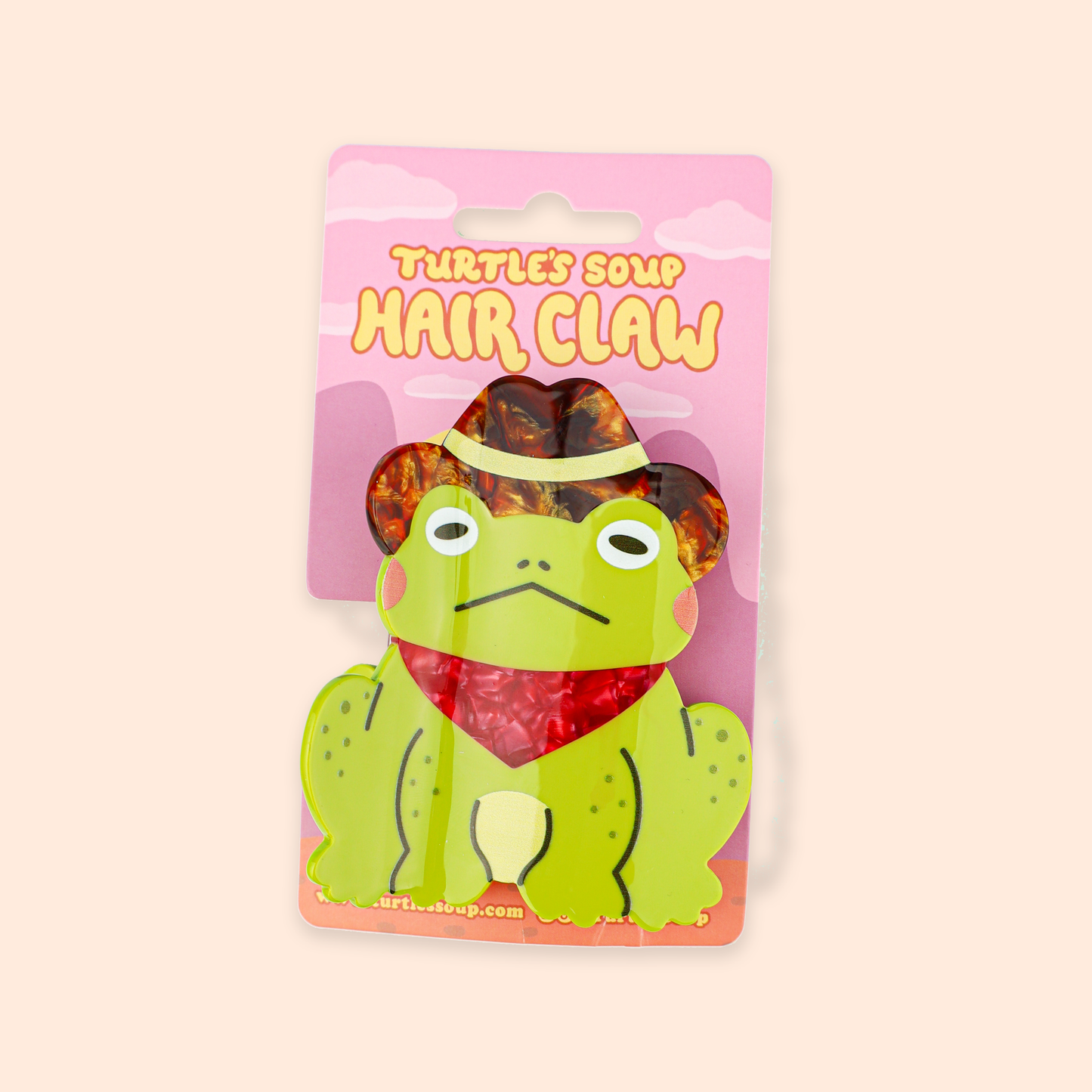 Cowboy Western Toad Hair Claw