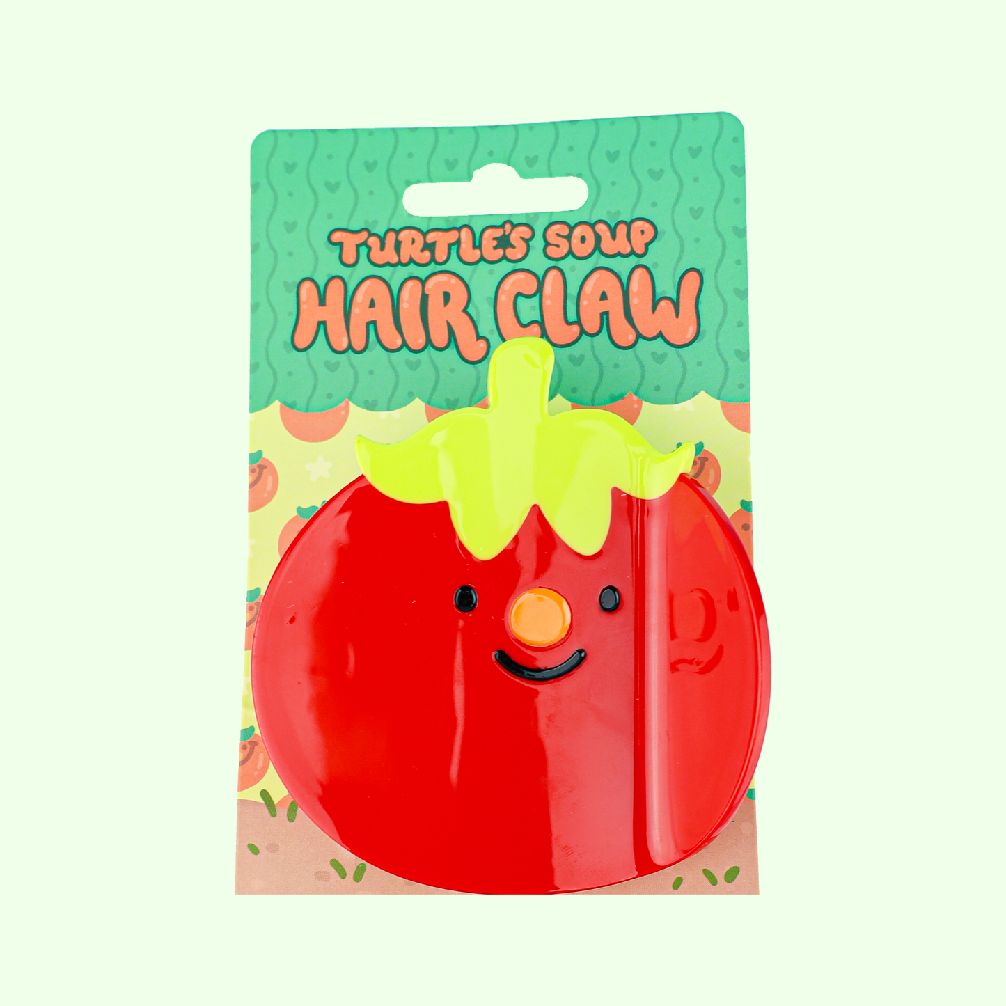 Smiling Tomato Hair Claw