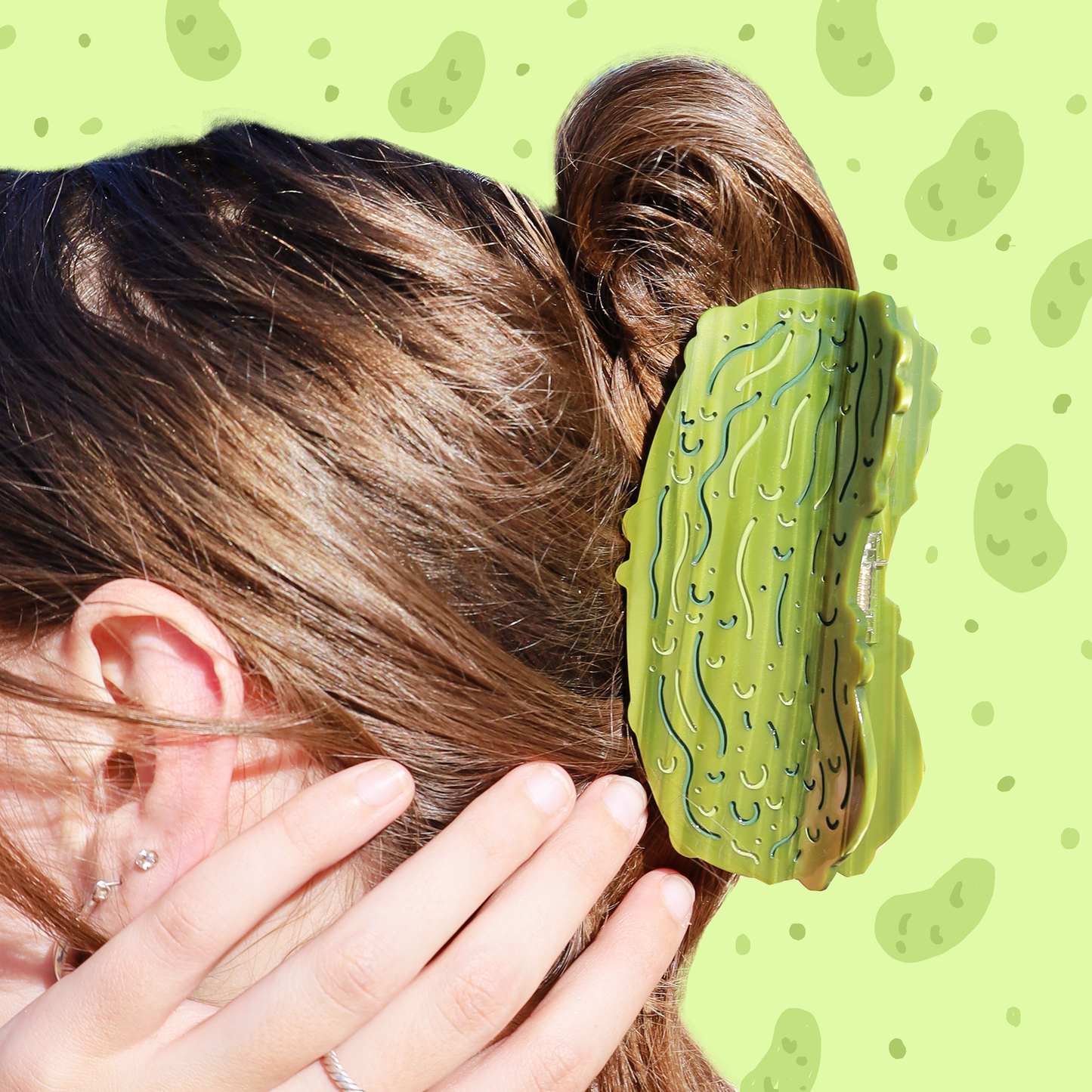 Pickle Hair Claw