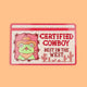 Certified Cowboy Toad Fake Drivers License