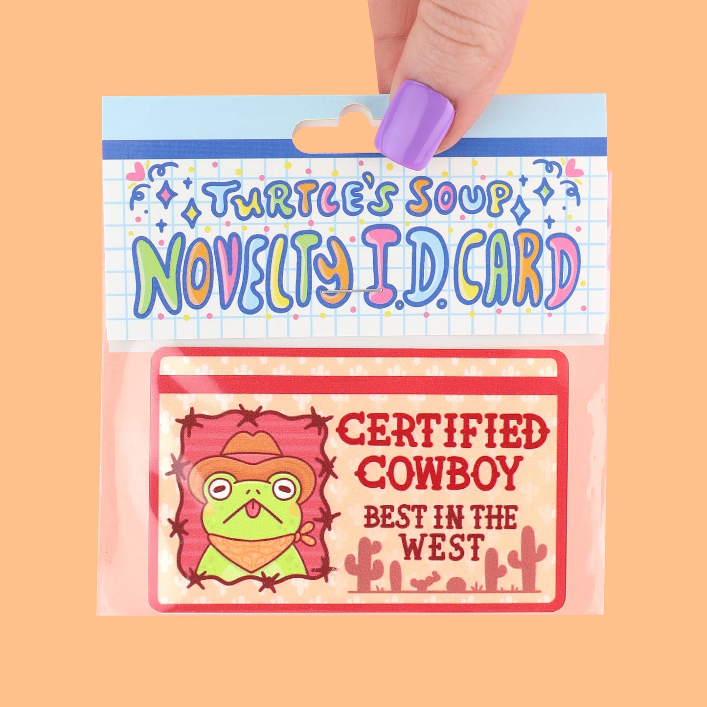 Certified Cowboy Toad Fake Drivers License