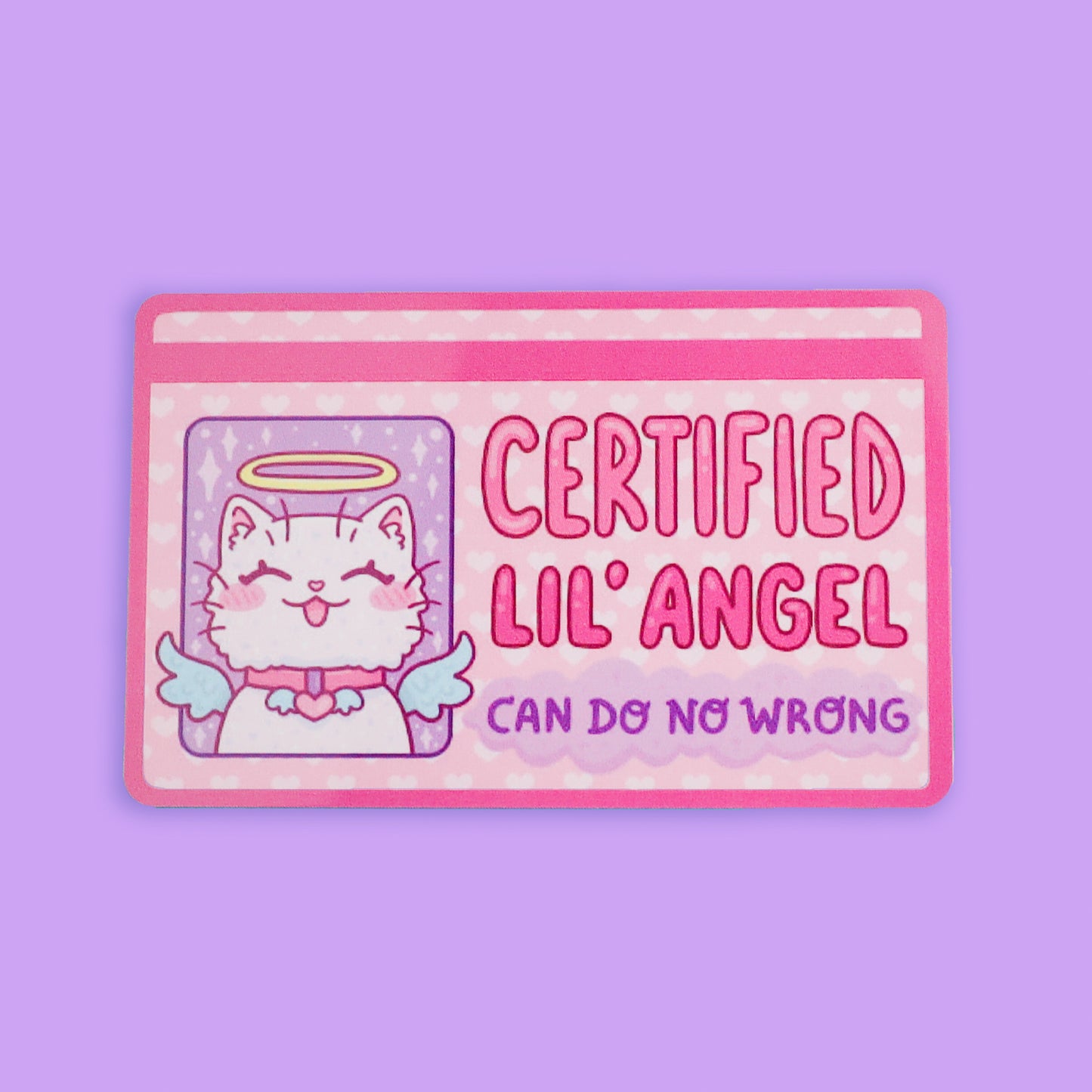 Certified Lil’ Angel Kitty Fake Drivers License