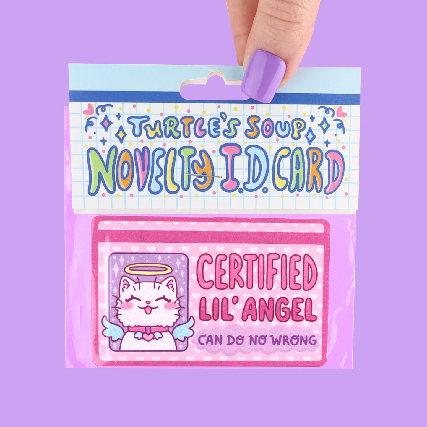 Certified Lil’ Angel Kitty Fake Drivers License