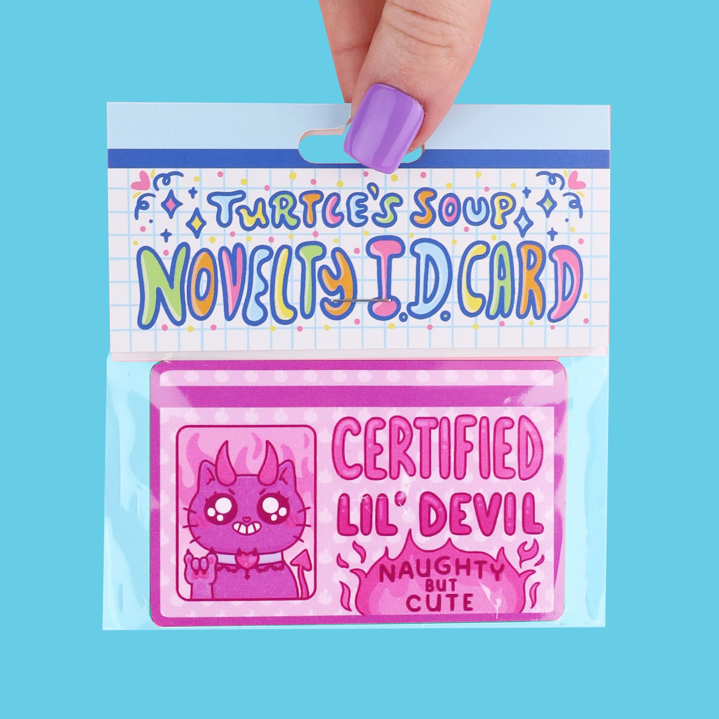 Certified Lil’ Devil Kitty Fake Drivers License