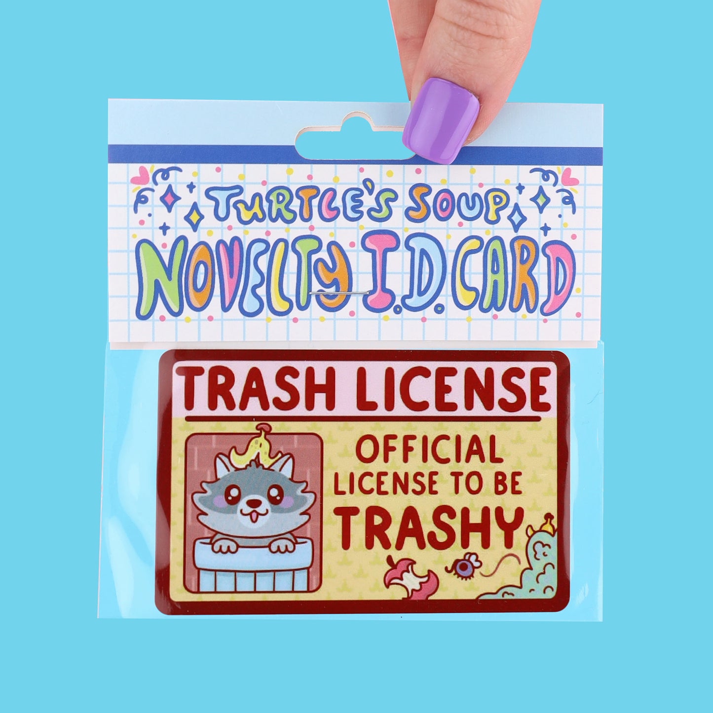 Trash Raccoon Fake Drivers License