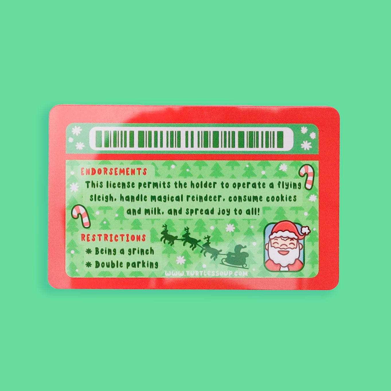 Sleigh License Fake Drivers License