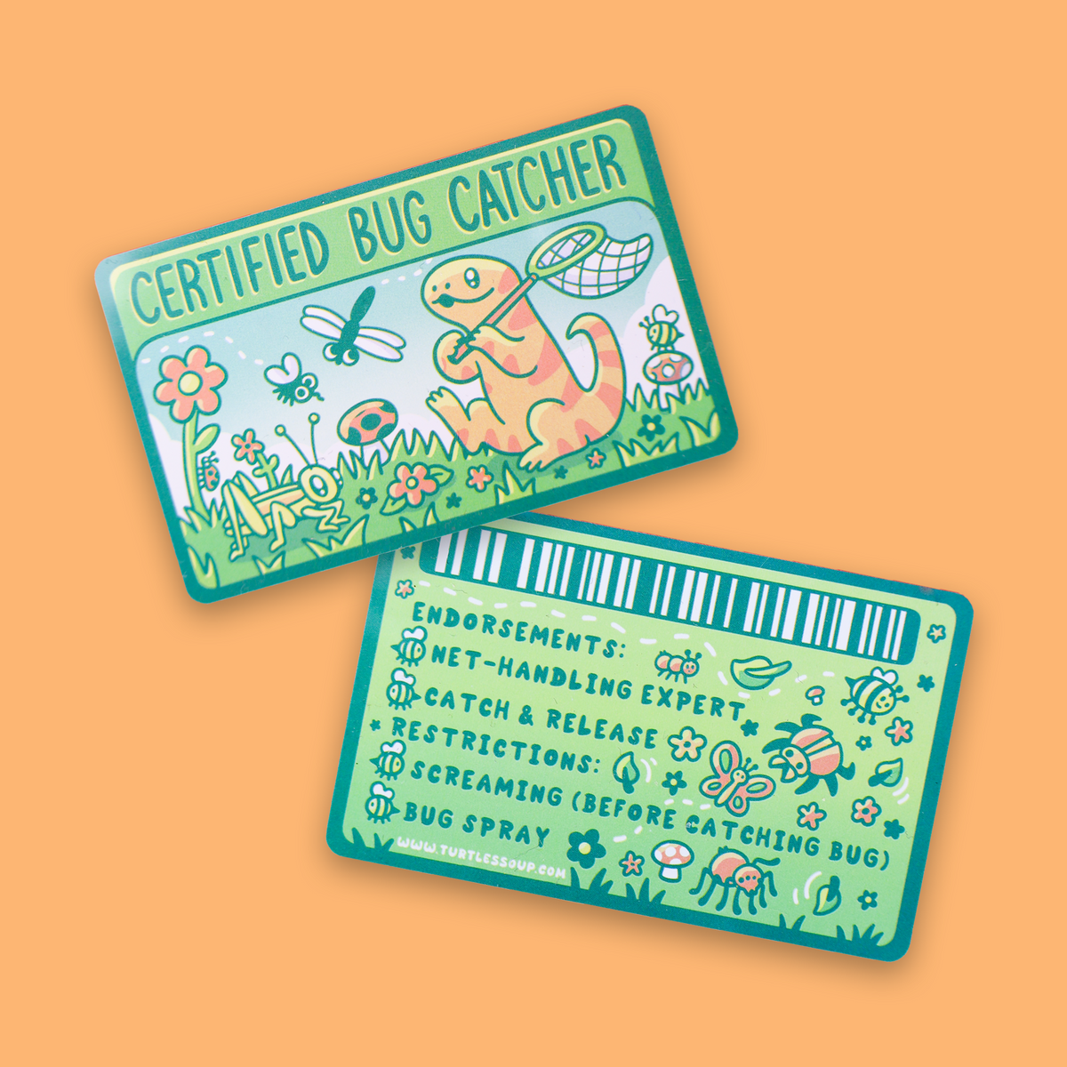 Certified Bug Catcher Fake ID Card