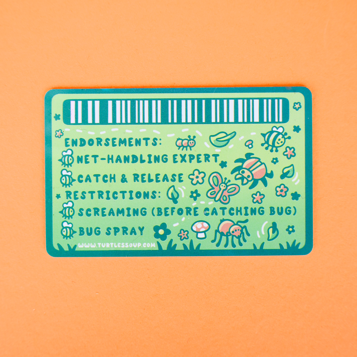 Certified Bug Catcher Fake ID Card