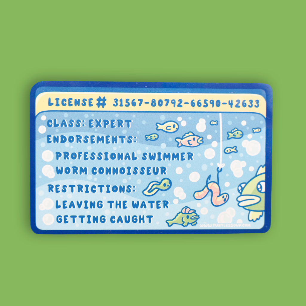 O-Fish-Al License Novelty ID Card