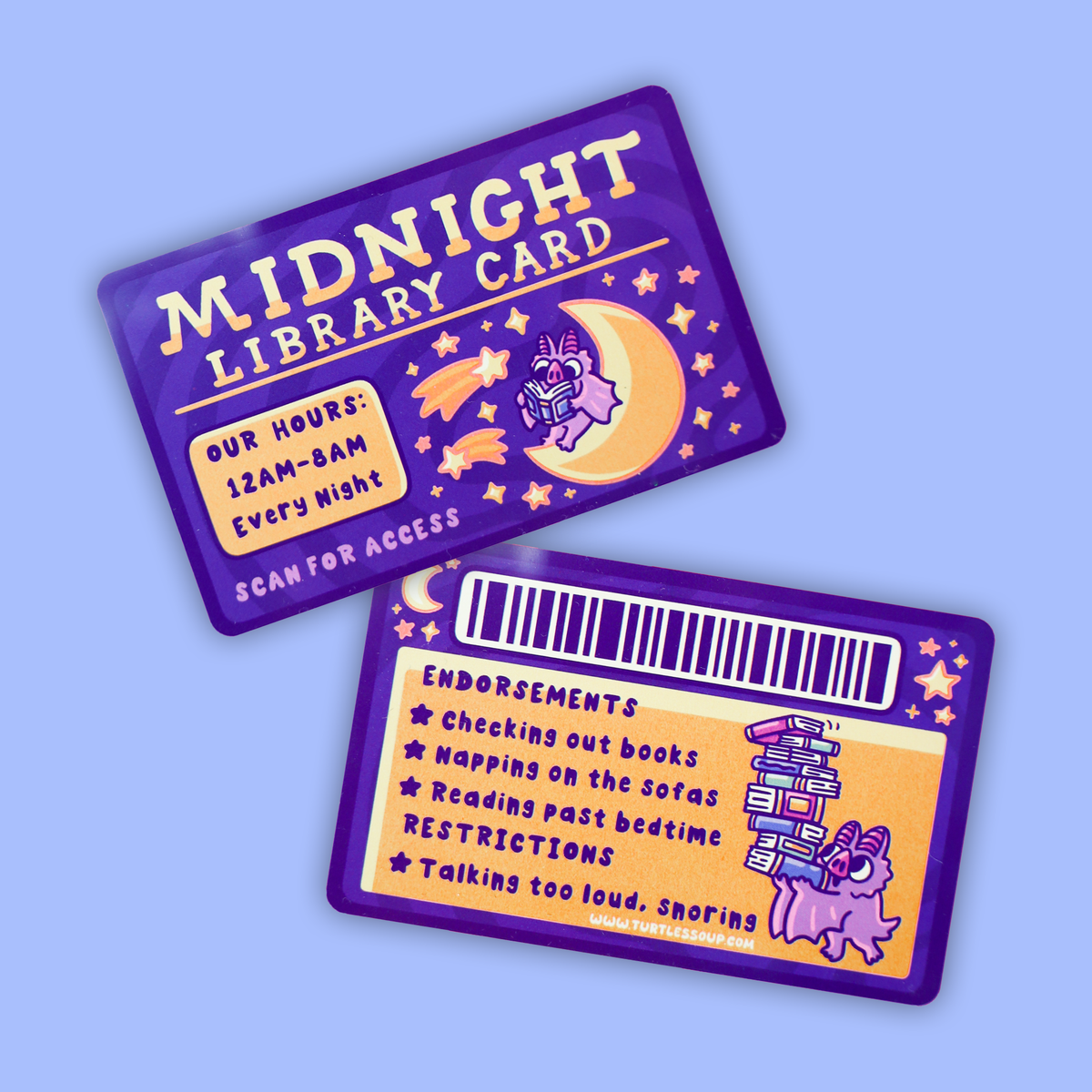 Midnight Library Card Fake ID Card