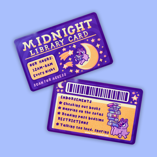 Midnight Library Card Fake ID Card