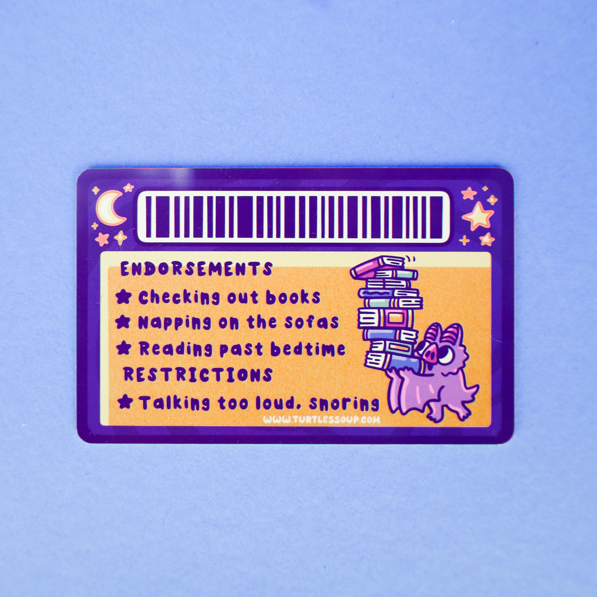 Midnight Library Card Fake ID Card
