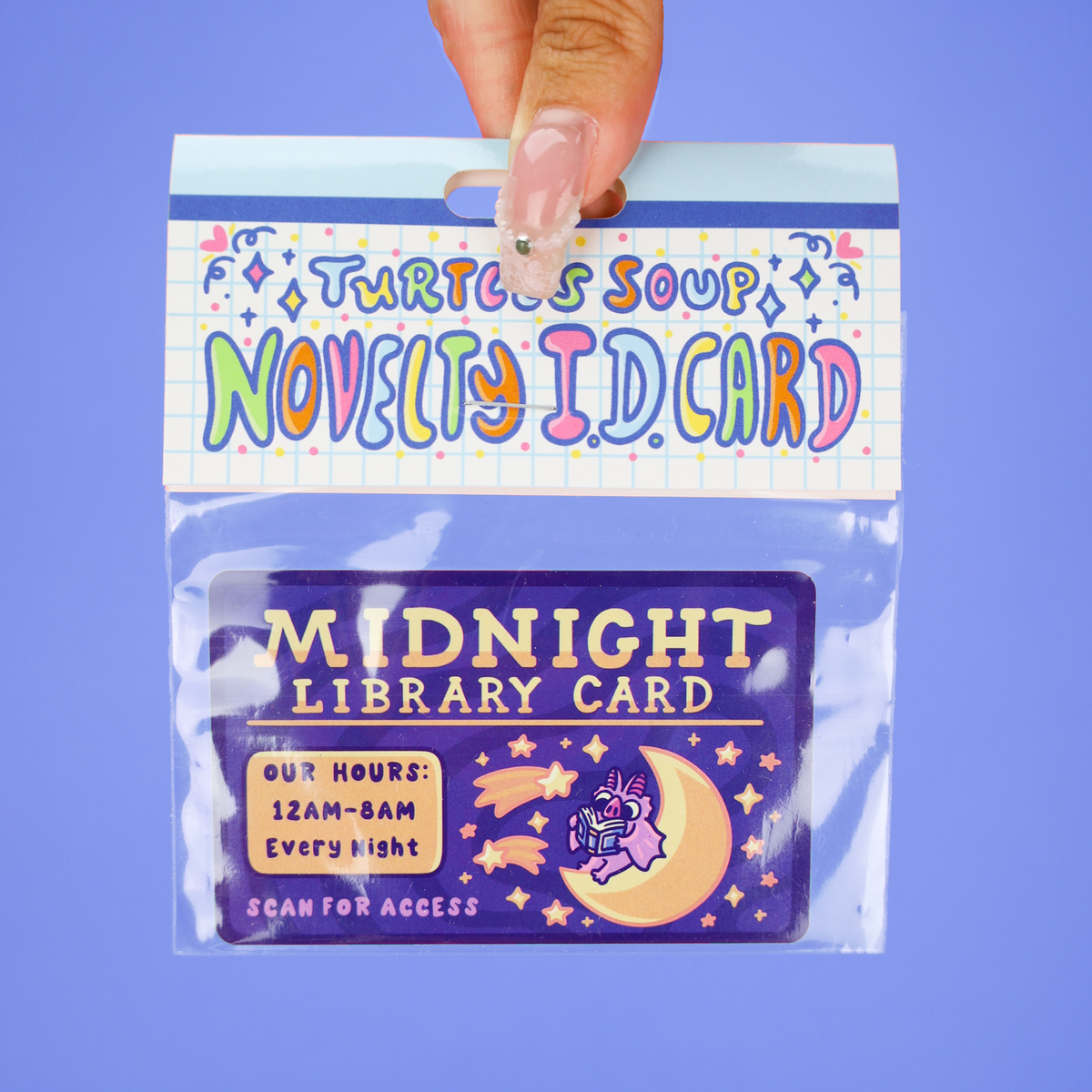 Midnight Library Card Fake ID Card