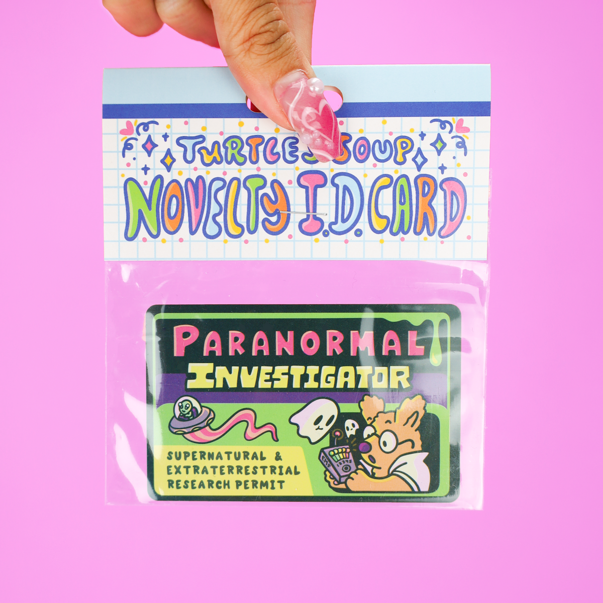 Paranormal Investigator Fake ID Card