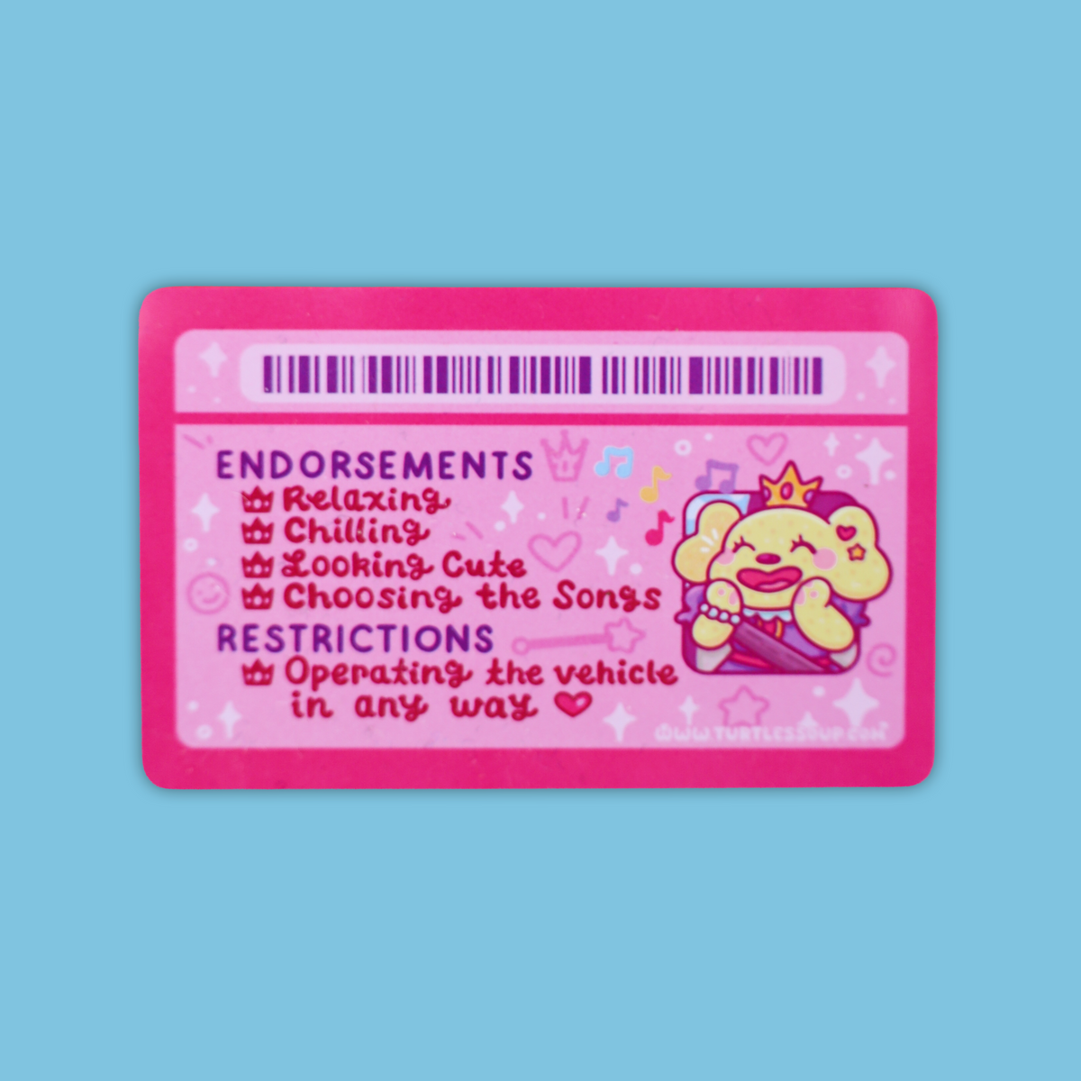 Certified Passenger Princess Fake ID Card