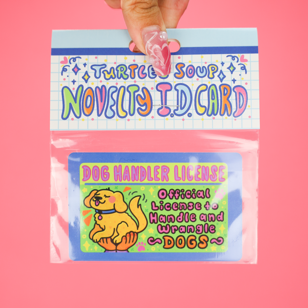 Dog Handler Fake License Card