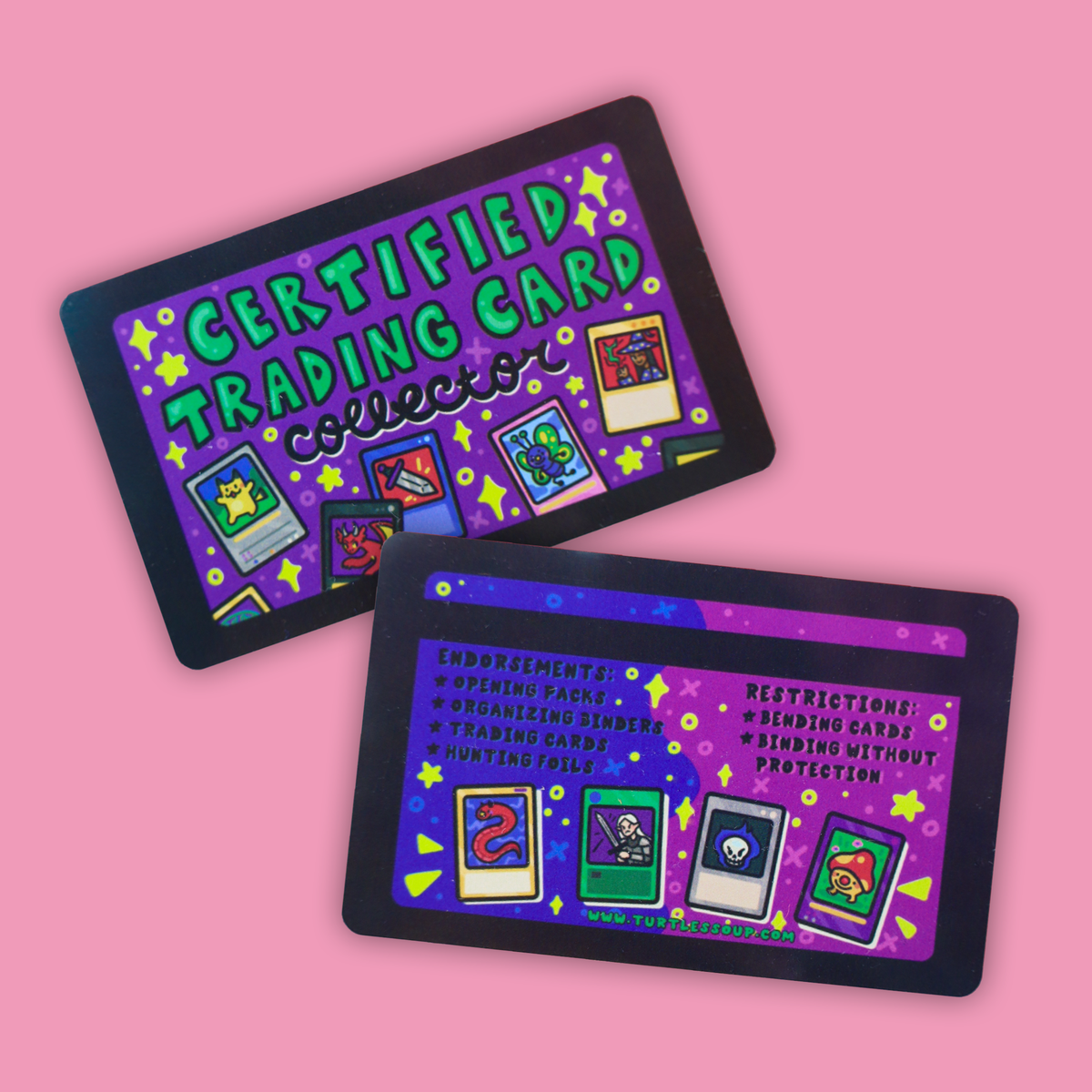 Certified Trading Card Collector Fake ID Card