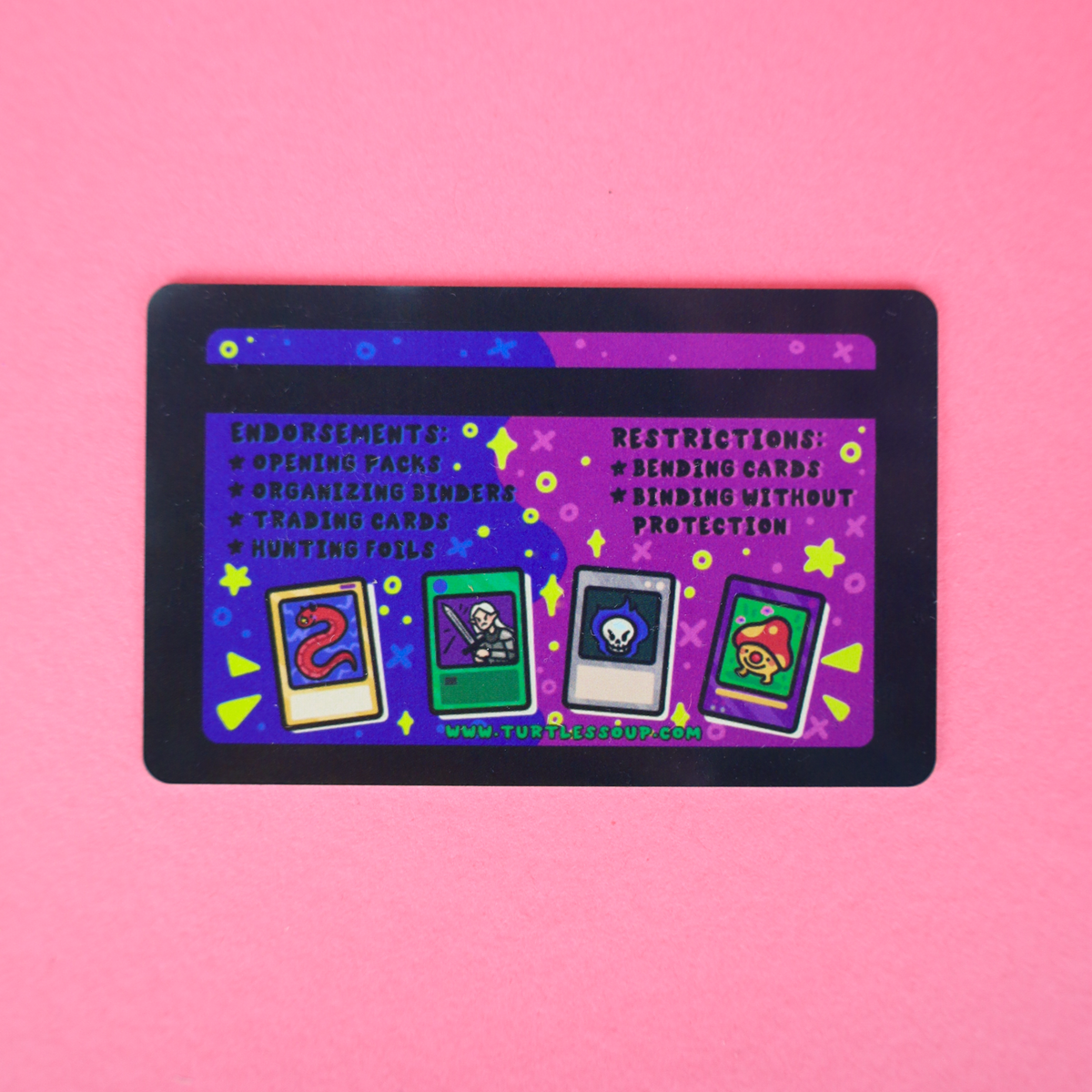 Certified Trading Card Collector Fake ID Card