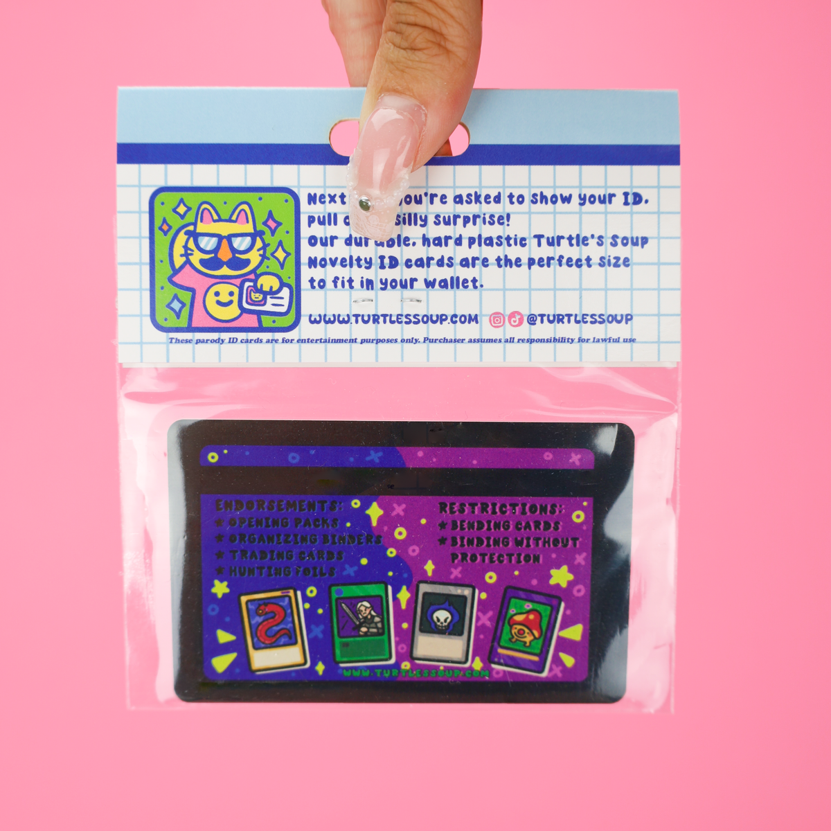 Certified Trading Card Collector Fake ID Card