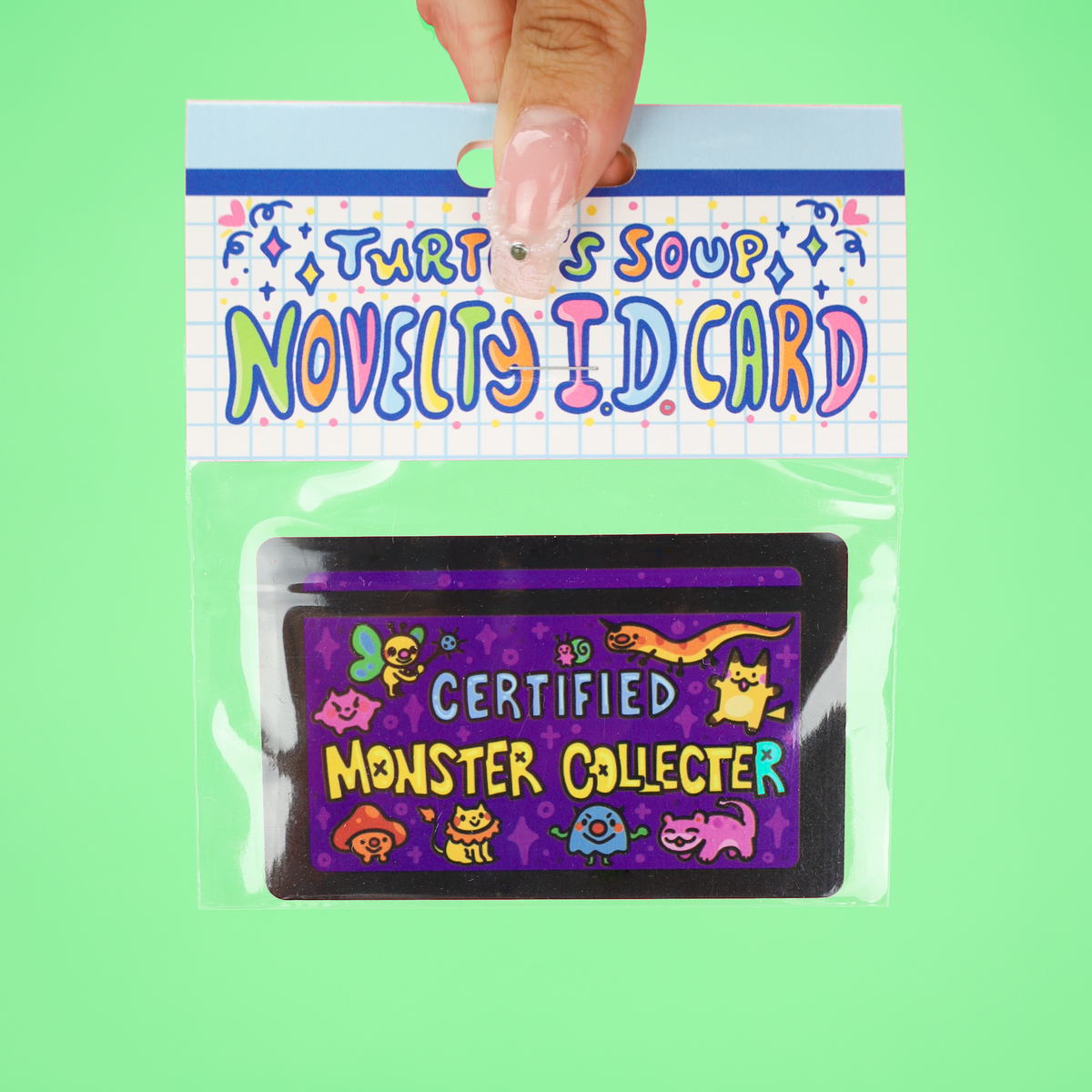 Certified Monster Collector Fake ID Card
