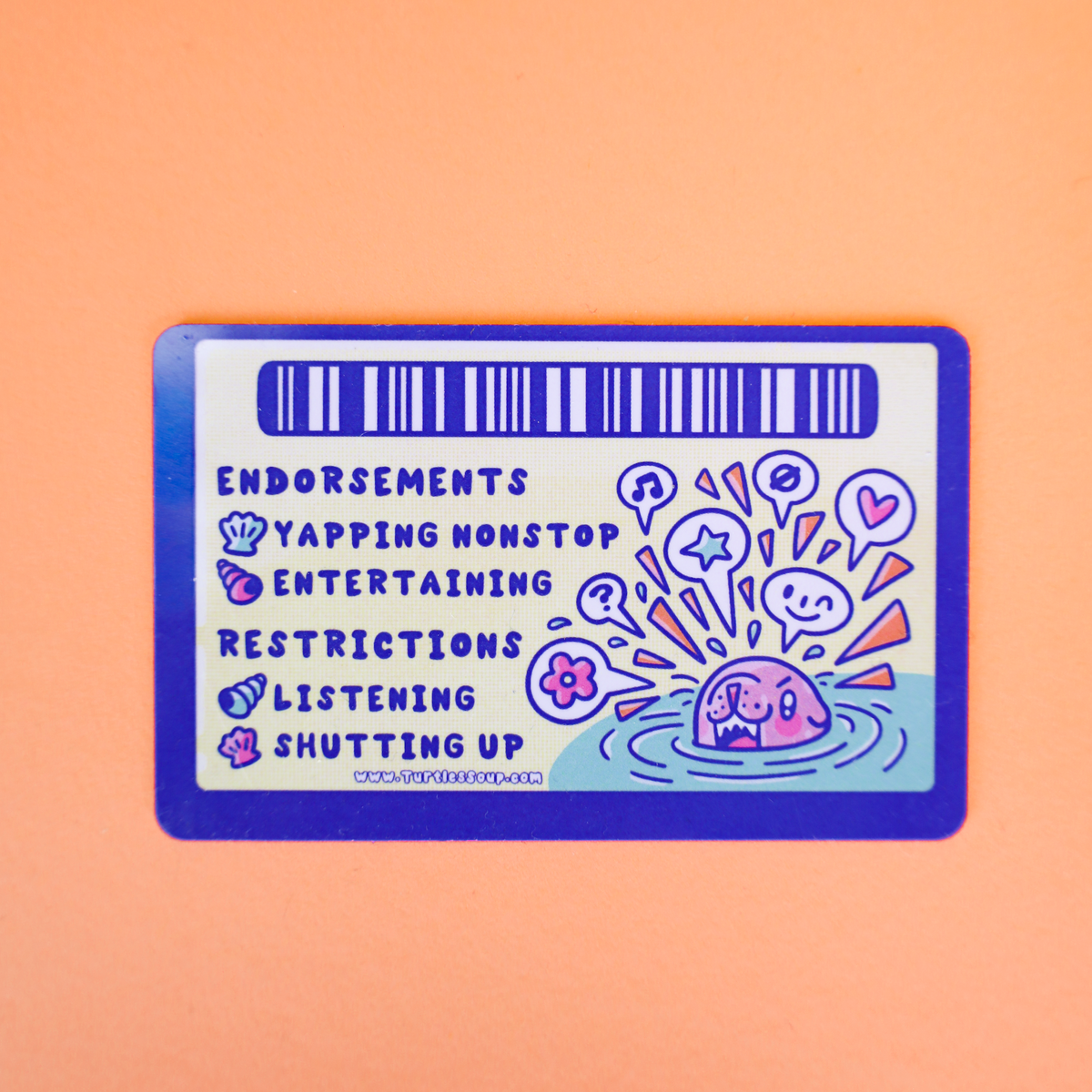 Certified Yapper Fake ID Card