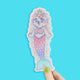 Purrmaid Kitty Long Vinyl Sticker