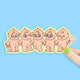 Cutie Pie Babies Long Vinyl Sticker
