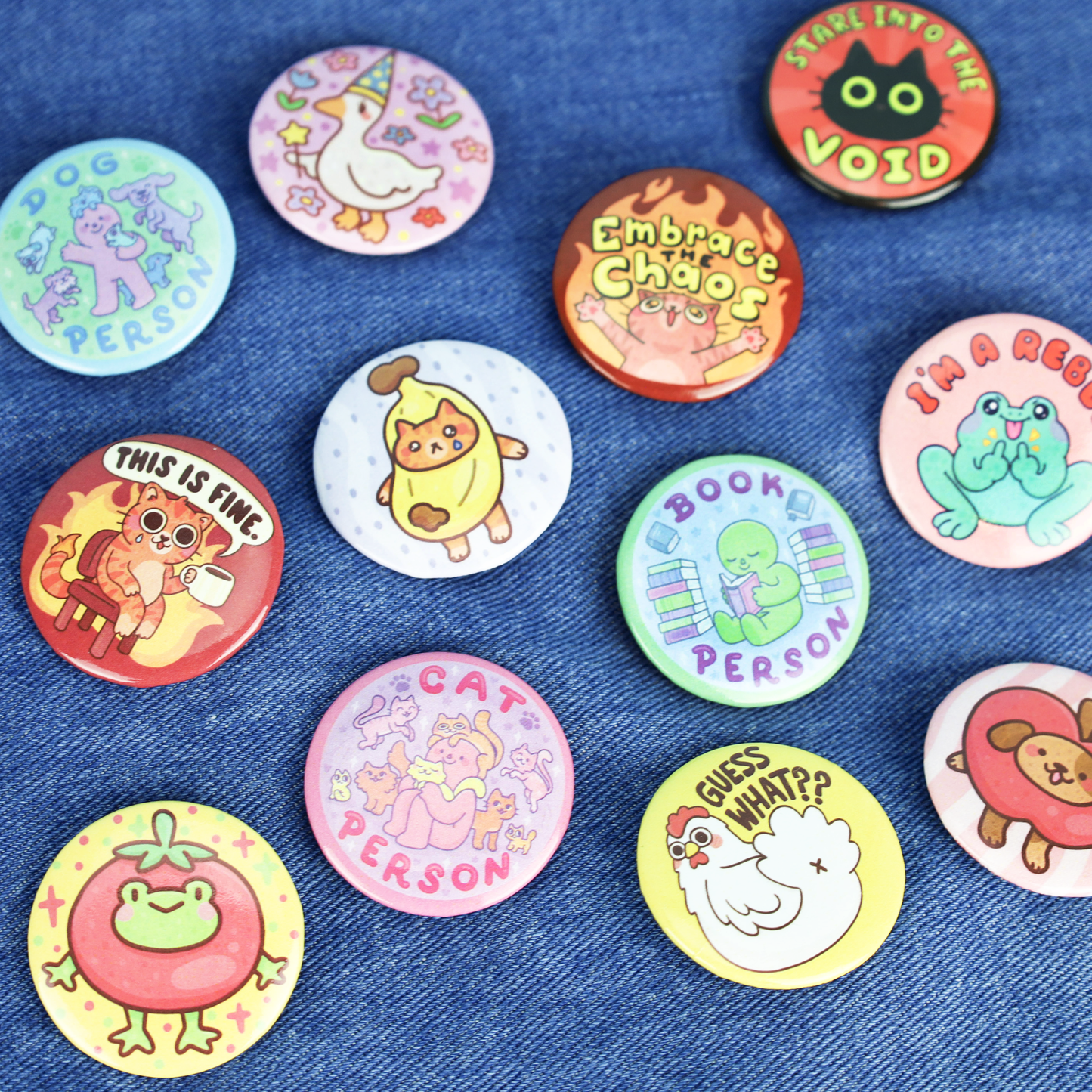 Wizard Goose Pinback Button